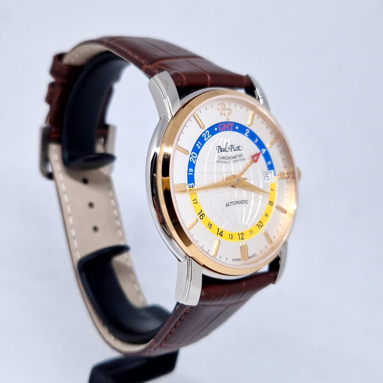 Paul Picot Firshire GMT – Ref. P3755SR.GMT.764.1221, New – 7/10