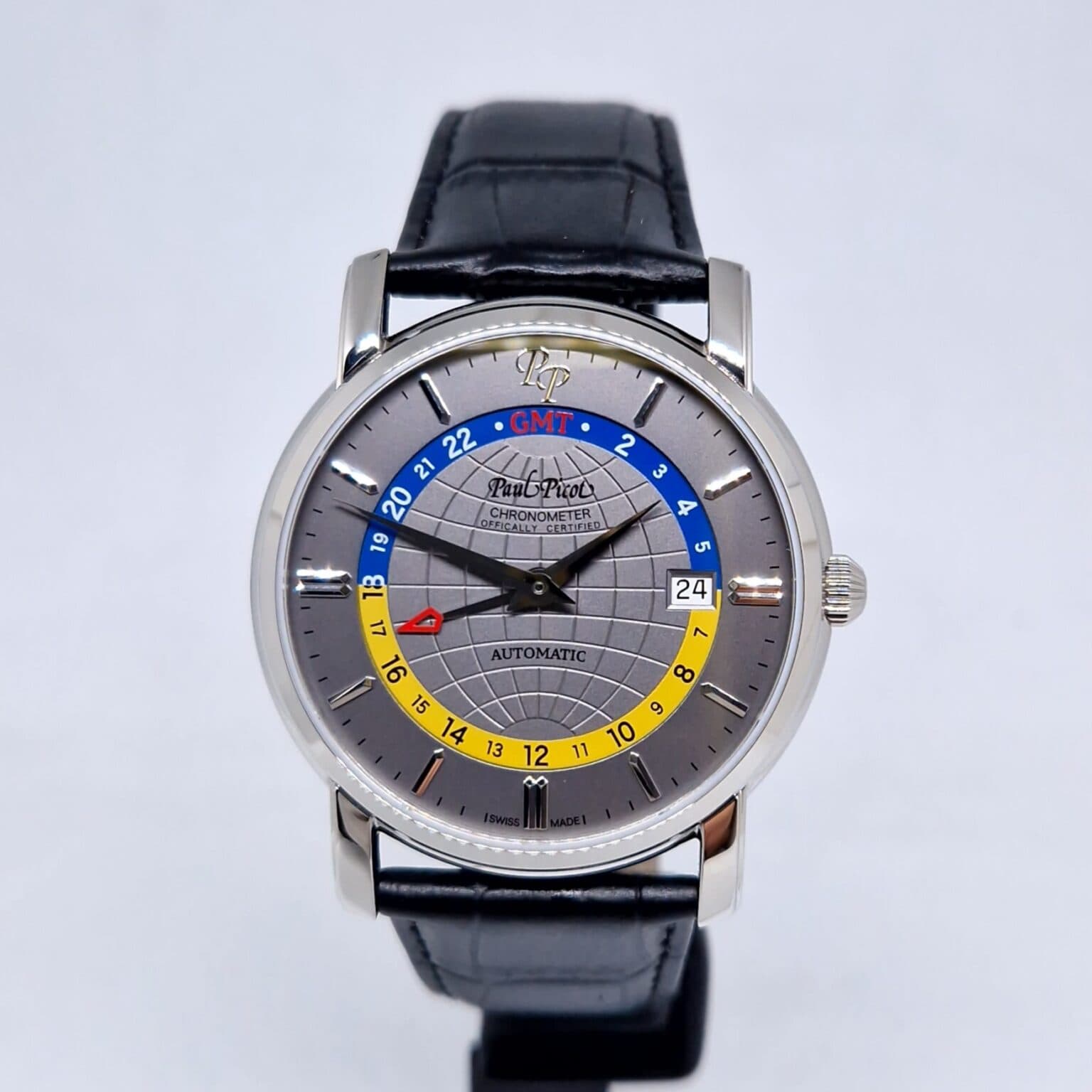 Paul Picot Firshire GMT – Ref. P3755 SR.GMT.3221.7601, New
