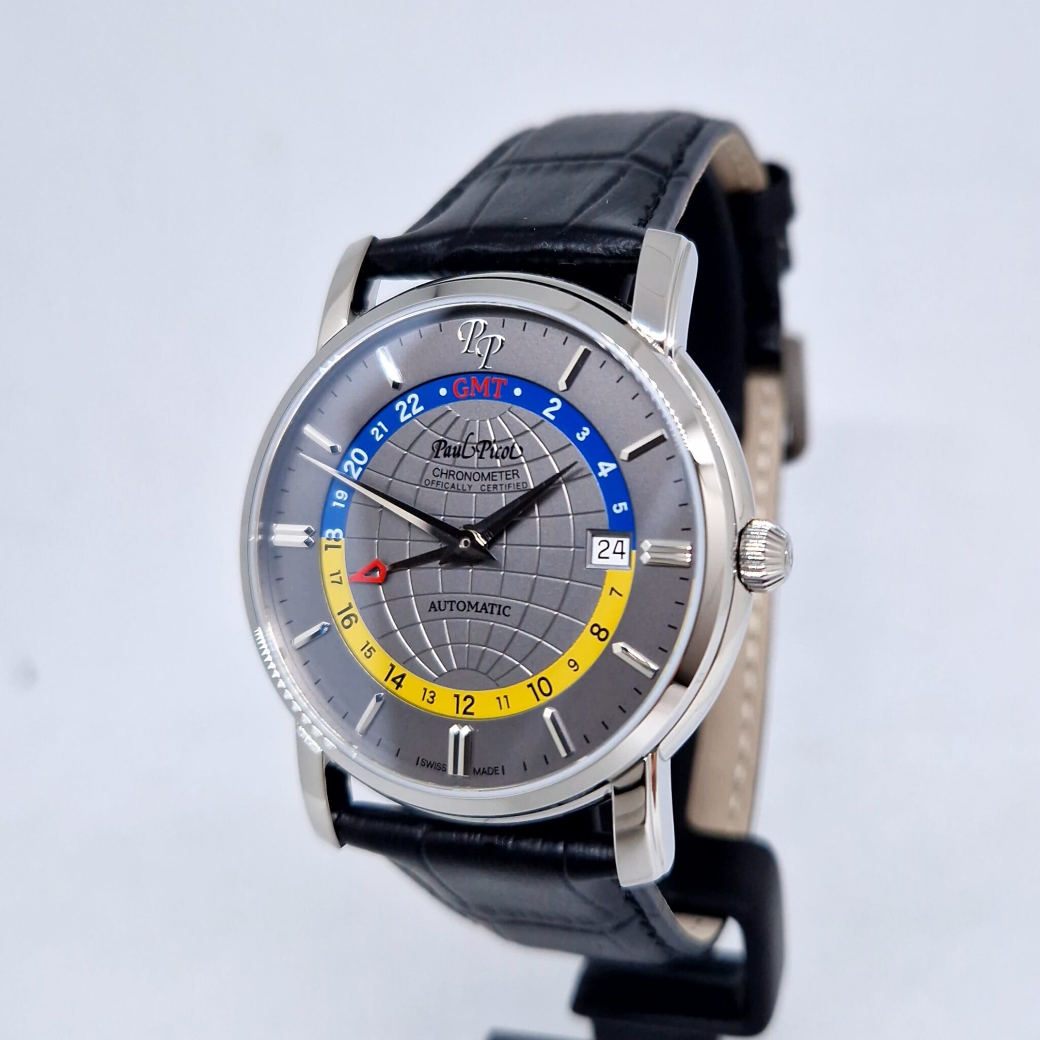 Paul Picot Firshire GMT – Ref. P3755 SR.GMT.3221.7601, New – 3/10