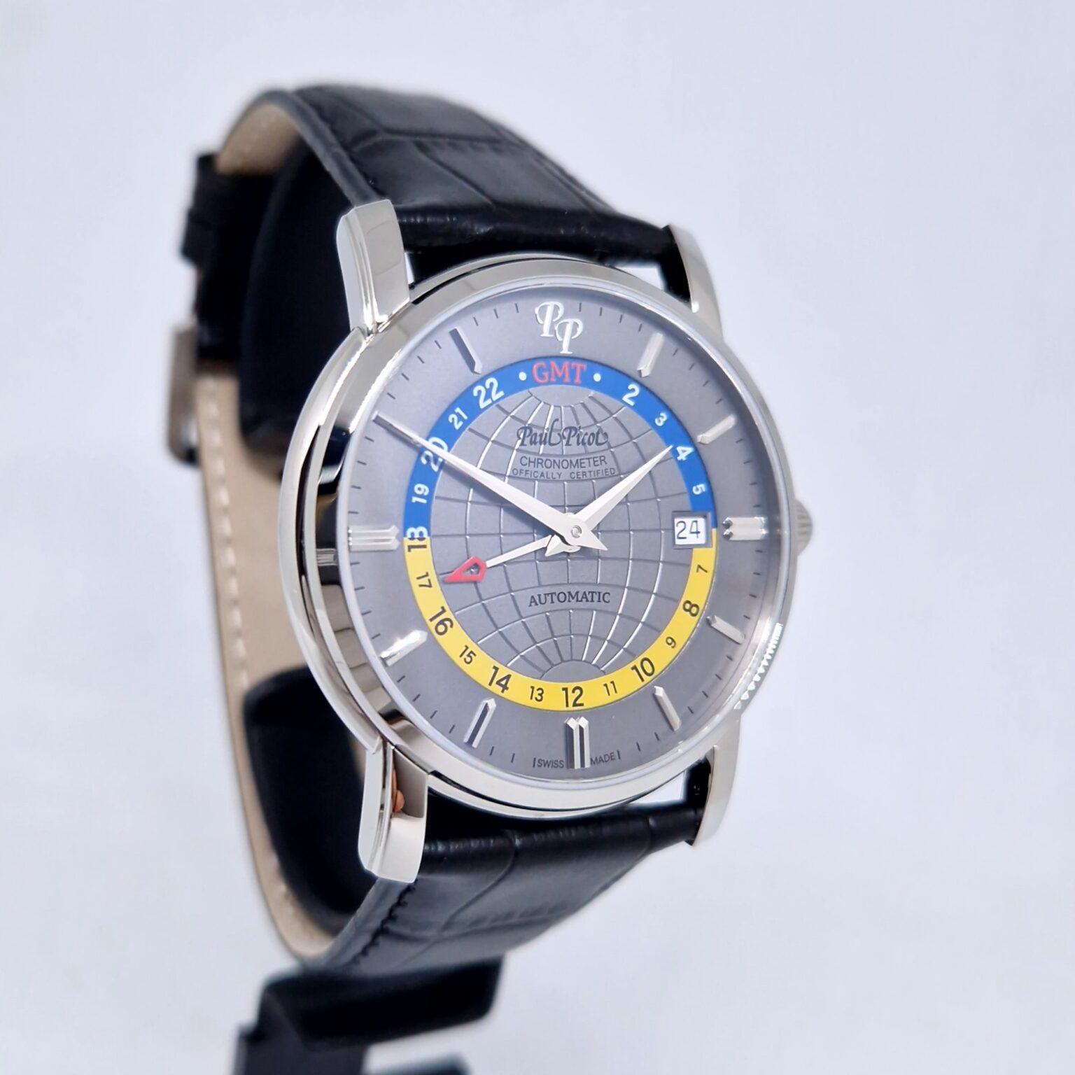 Paul Picot Firshire GMT – Ref. P3755 SR.GMT.3221.7601, New – 6/10