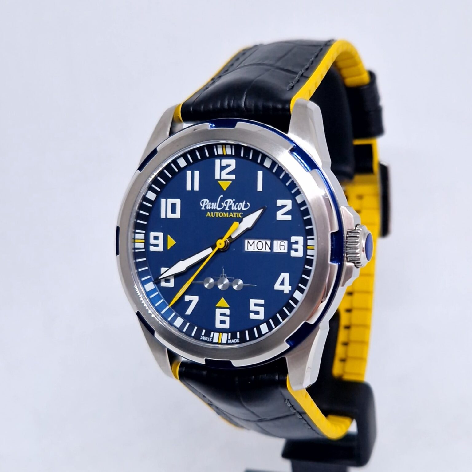 Paul Picot Pilot – Ref. P2053.BLBL.BY, New – 2/9