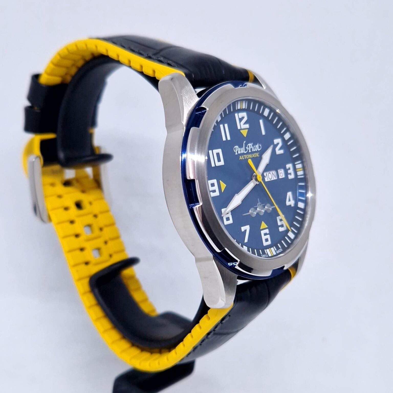 Paul Picot Pilot – Ref. P2053.BLBL.BY, New – 6/9