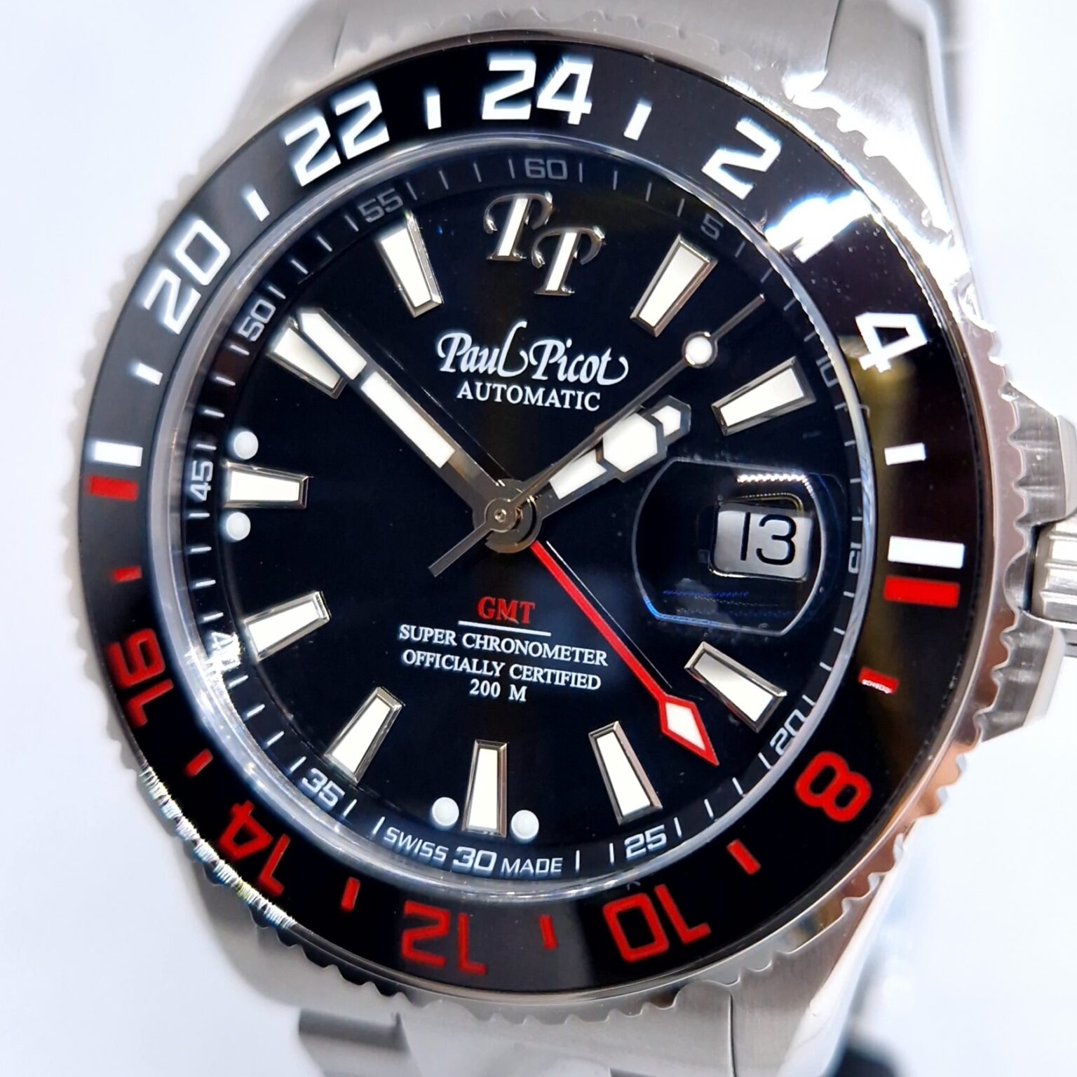 Paul Picot Paul Mariner 5 GMT – Ref. P4353.SG.CN.4000.3614, Neu – 2/9