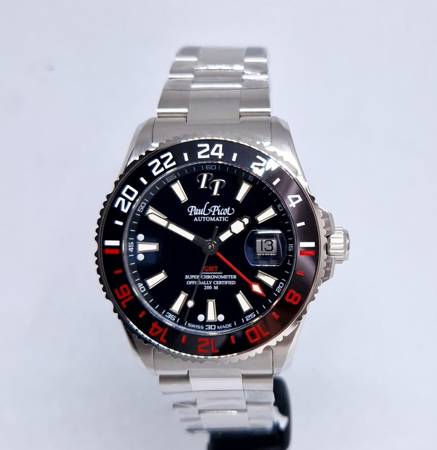 Paul Picot Paul Mariner 5 GMT – Ref. P4353.SG.CN.4000.3614, Neu – Bild 1/9