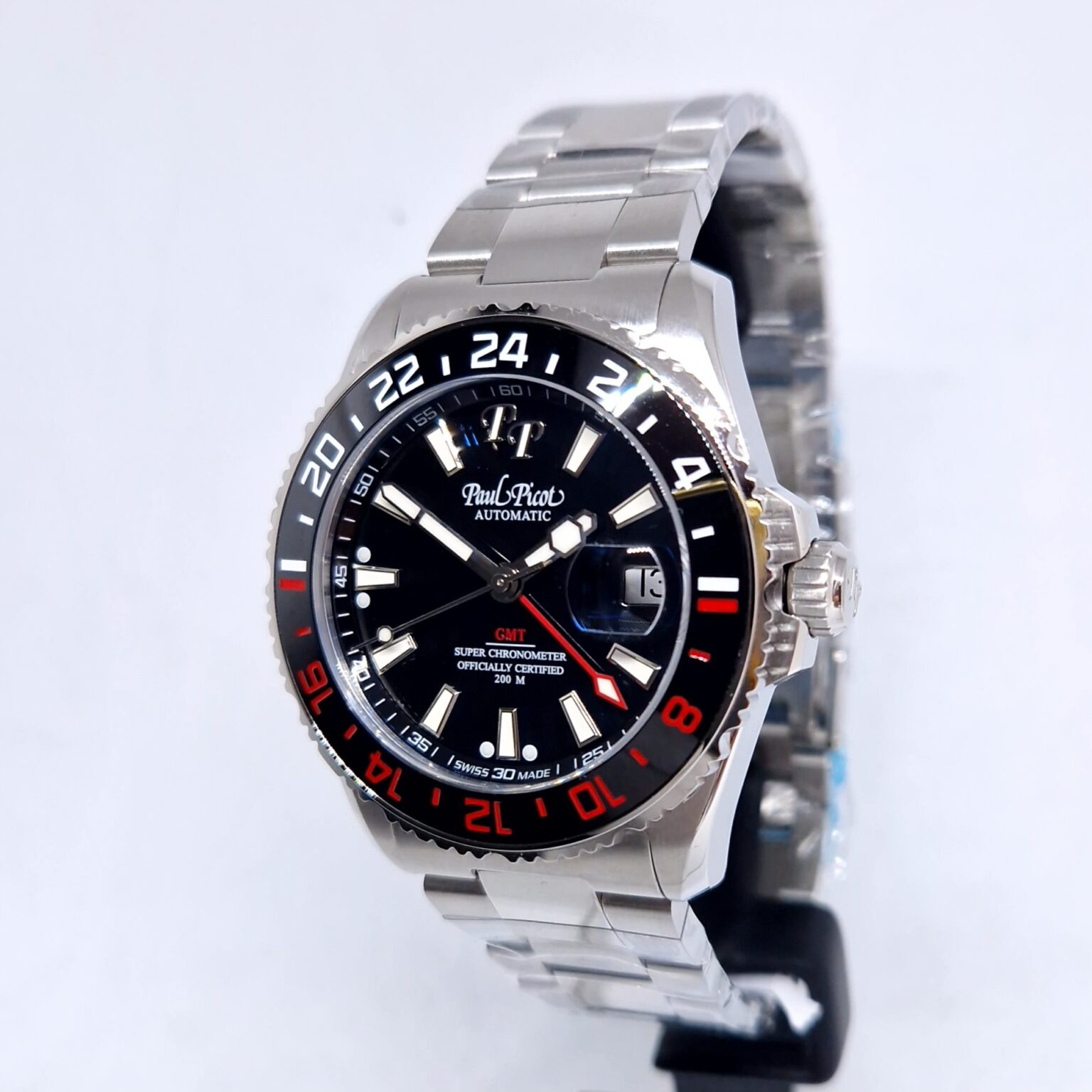 Paul Picot Paul Mariner 5 GMT – Ref. P4353.SG.CN.4000.3614, Neu – 4/9