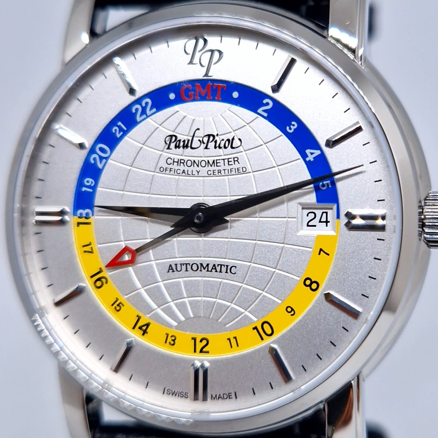 Paul Picot Firshire GMT – Ref. P3755.SG.GMT.1131.7601, New – 2/9