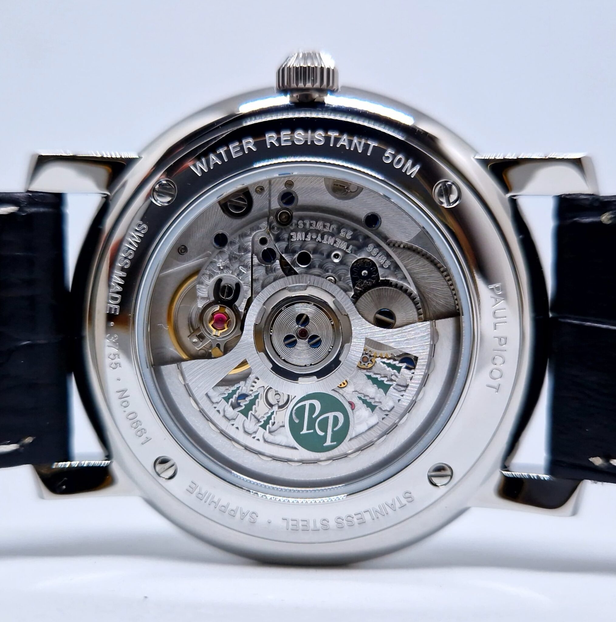 Paul Picot Firshire GMT – Ref. P3755.SG.GMT.1131.7601, New – 8/9