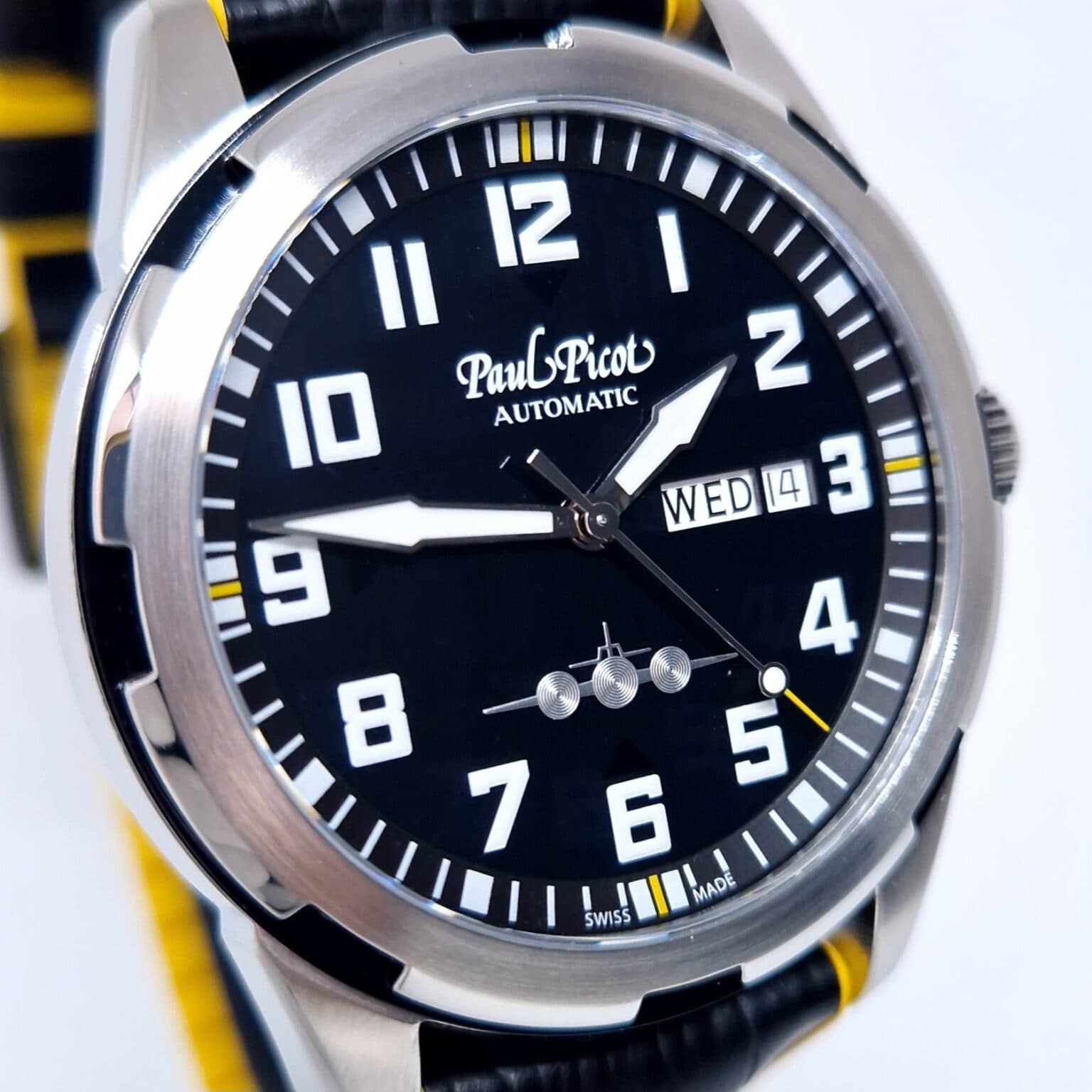 Paul Picot Pilot – Ref. P2053.BBL.BY, Neu – Bild 2/10
