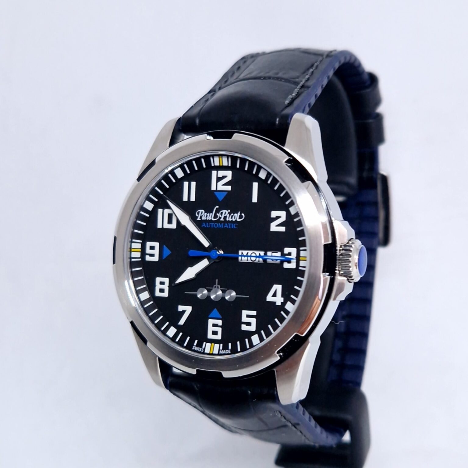 Paul Picot Pilot – Ref. P2053.BBL.BBL, Neu – 3/10
