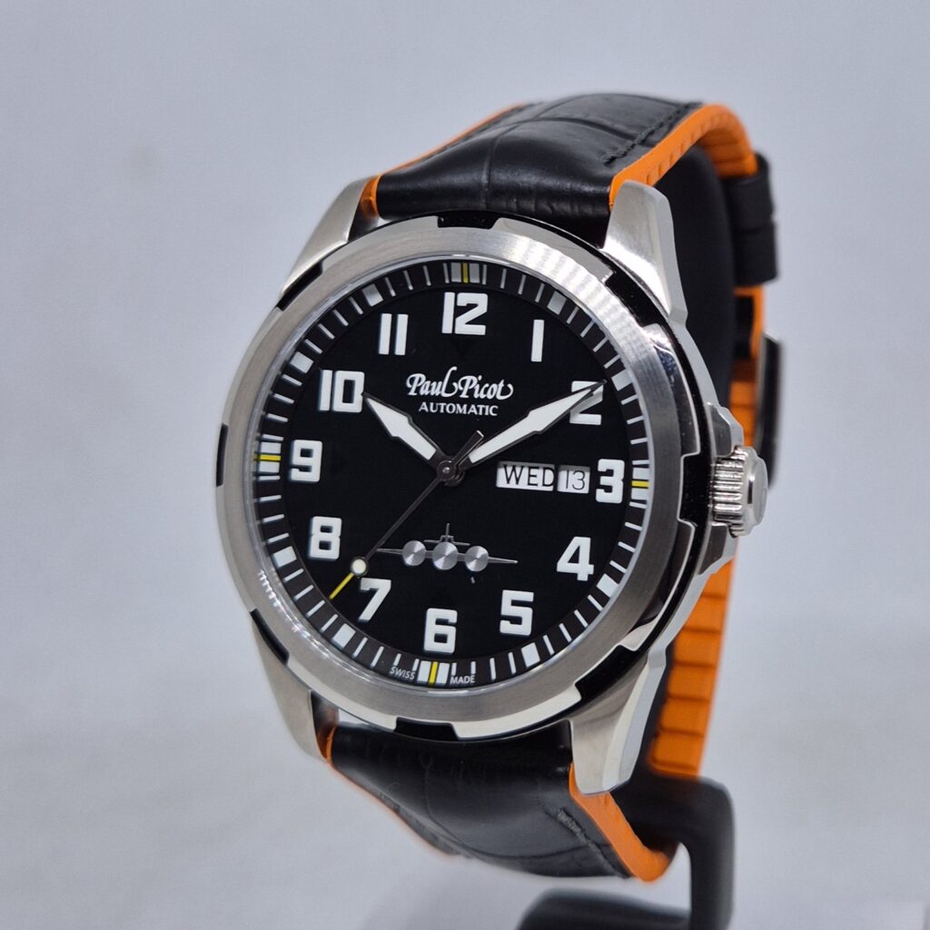 Paul Picot Pilot – Ref. P2053.BBBBL, Neu – 4/11