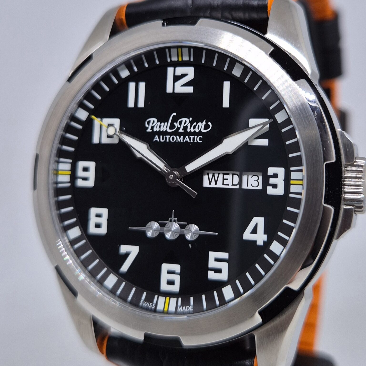Paul Picot Pilot – Ref. P2053.BBBBL, Neu – 3/11