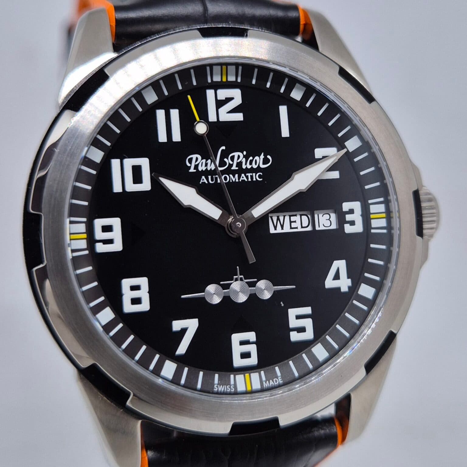 Paul Picot Pilot – Ref. P2053.BBBBL, Neu – Bild 2/11