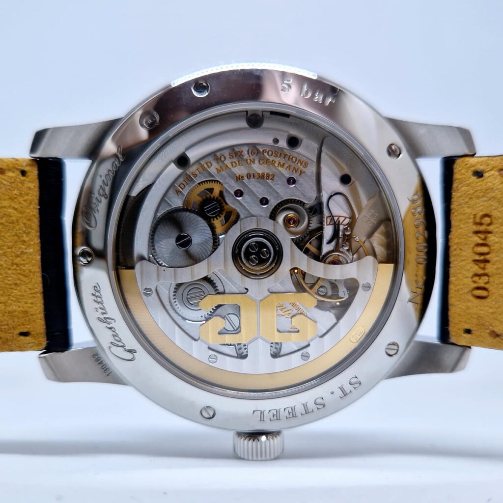 Glashütte Original Senator Panoramadatum – Ref. 1-36-03-04-02-01, Neu – 13/14