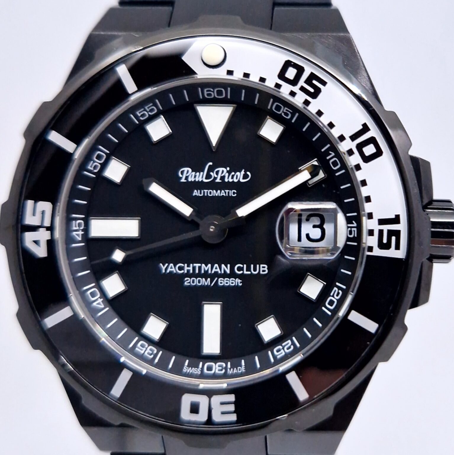 Paul Picot Yachtman – Ref. P1251N.NBL.3614C, New – 3/11