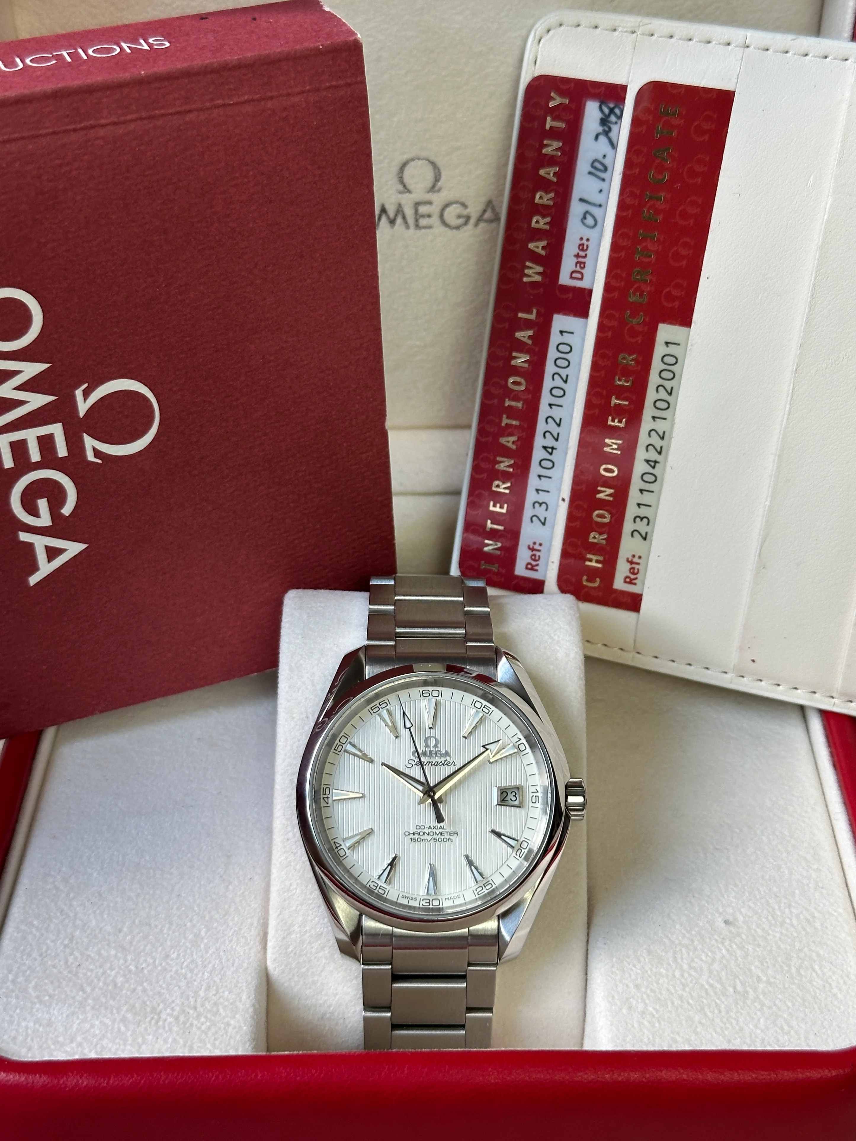 Omega Aqua Terra – Ref. 231.10.42.21.02.001, very good – 11/14