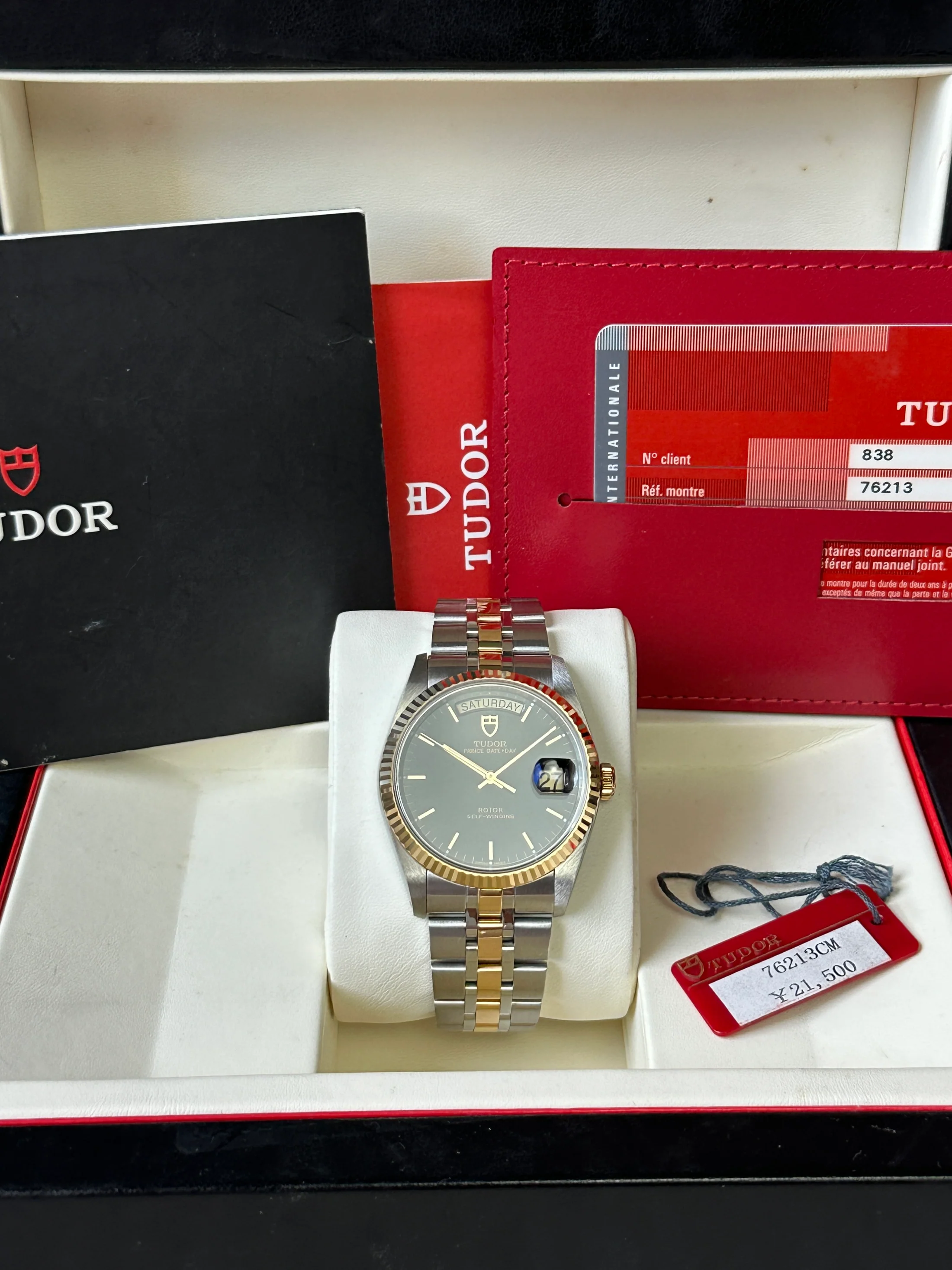 Tudor Prince Date Chronograph – Ref. 76213, very good – 10/14
