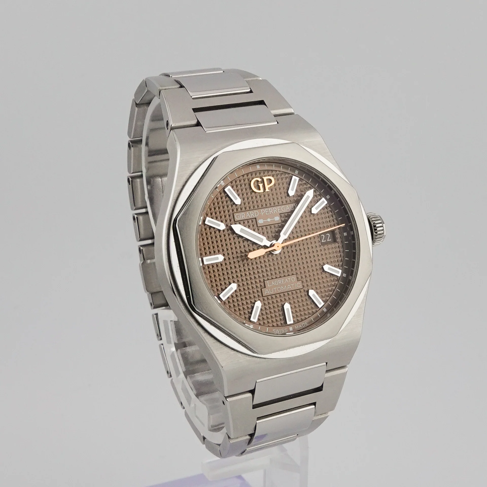 Girard Perregaux Laureato – Ref. 81005-11-3154-1CM, Wie neu – 3/5