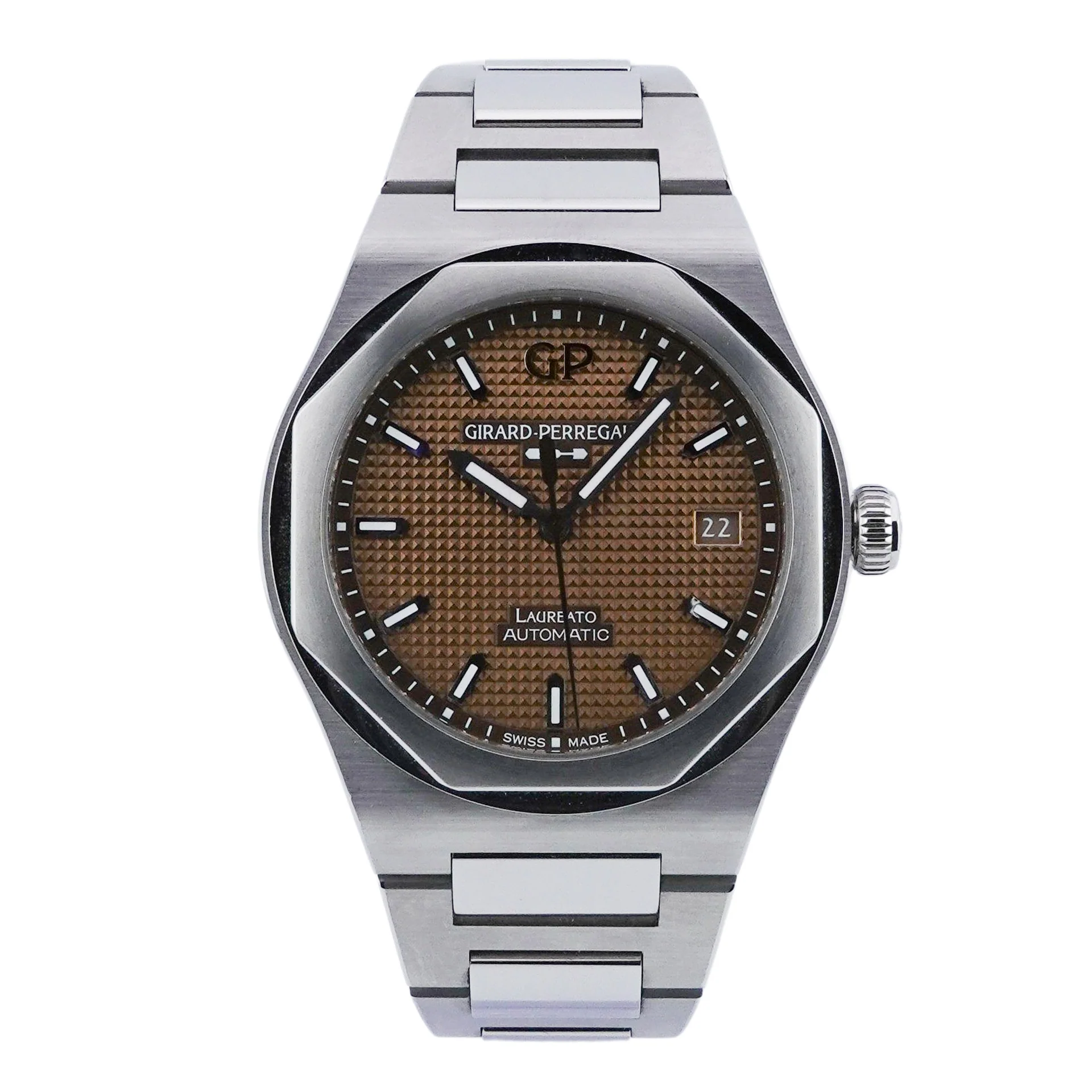 Girard Perregaux Laureato – Ref. 81005-11-3154-1CM, Wie neu – 1/5