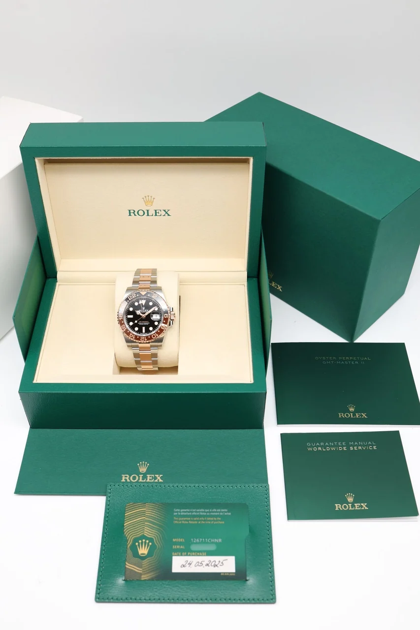 Rolex GMT-Master II – Ref. 126711CHNR, like new – 9/10