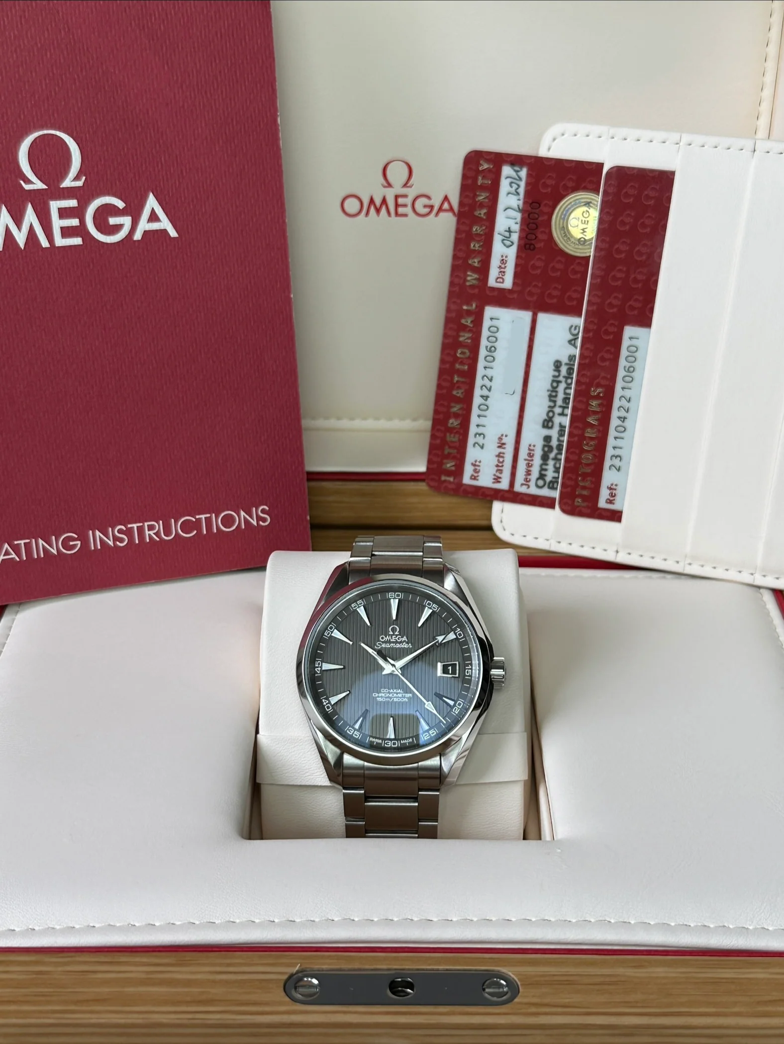 Omega Aqua Terra – Ref. 231.10.42.21.06.001, very good – 13/14