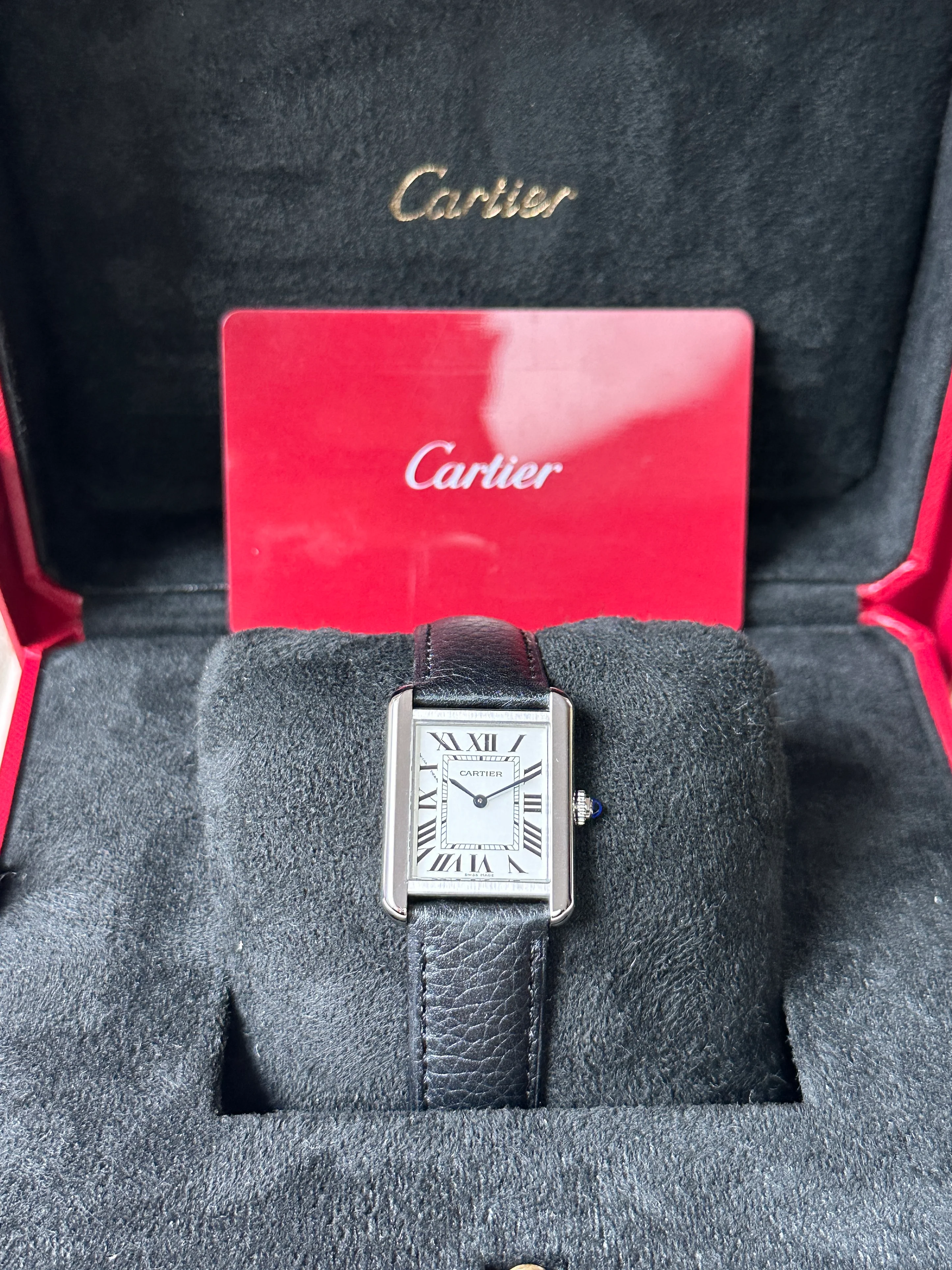 Cartier Tank Solo – Ref. WSTA0030, very good – 13/14