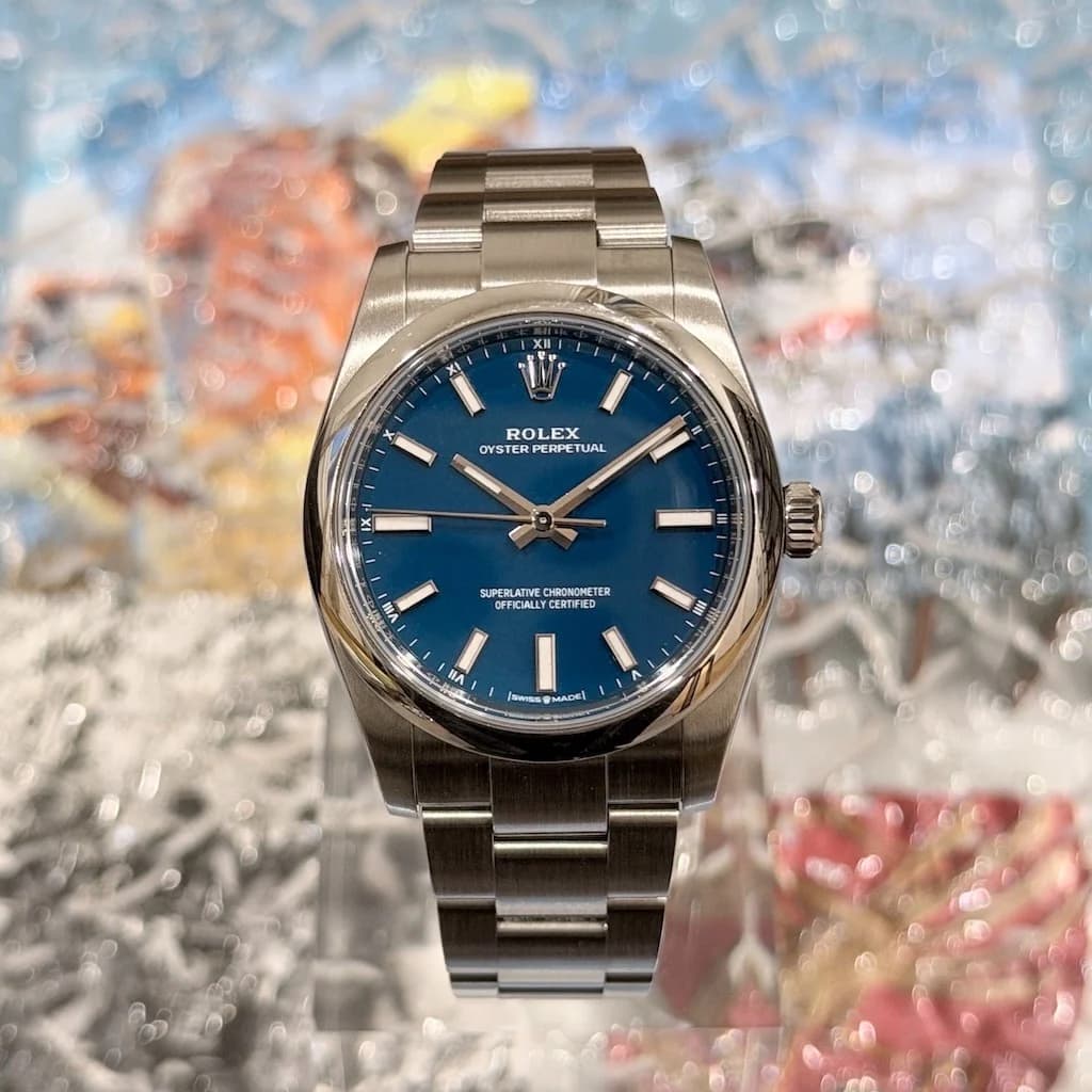 Rolex Perpetual 34 – Ref. 124200, Sehr gut
