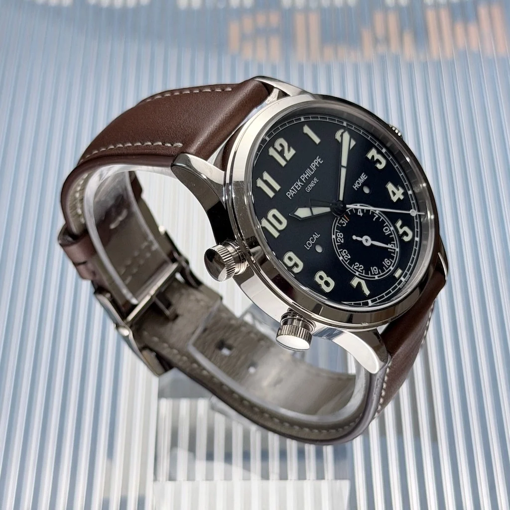 Patek Philippe Pilot Travel Time – Ref. 5524G-001, Sehr gut – 3/6