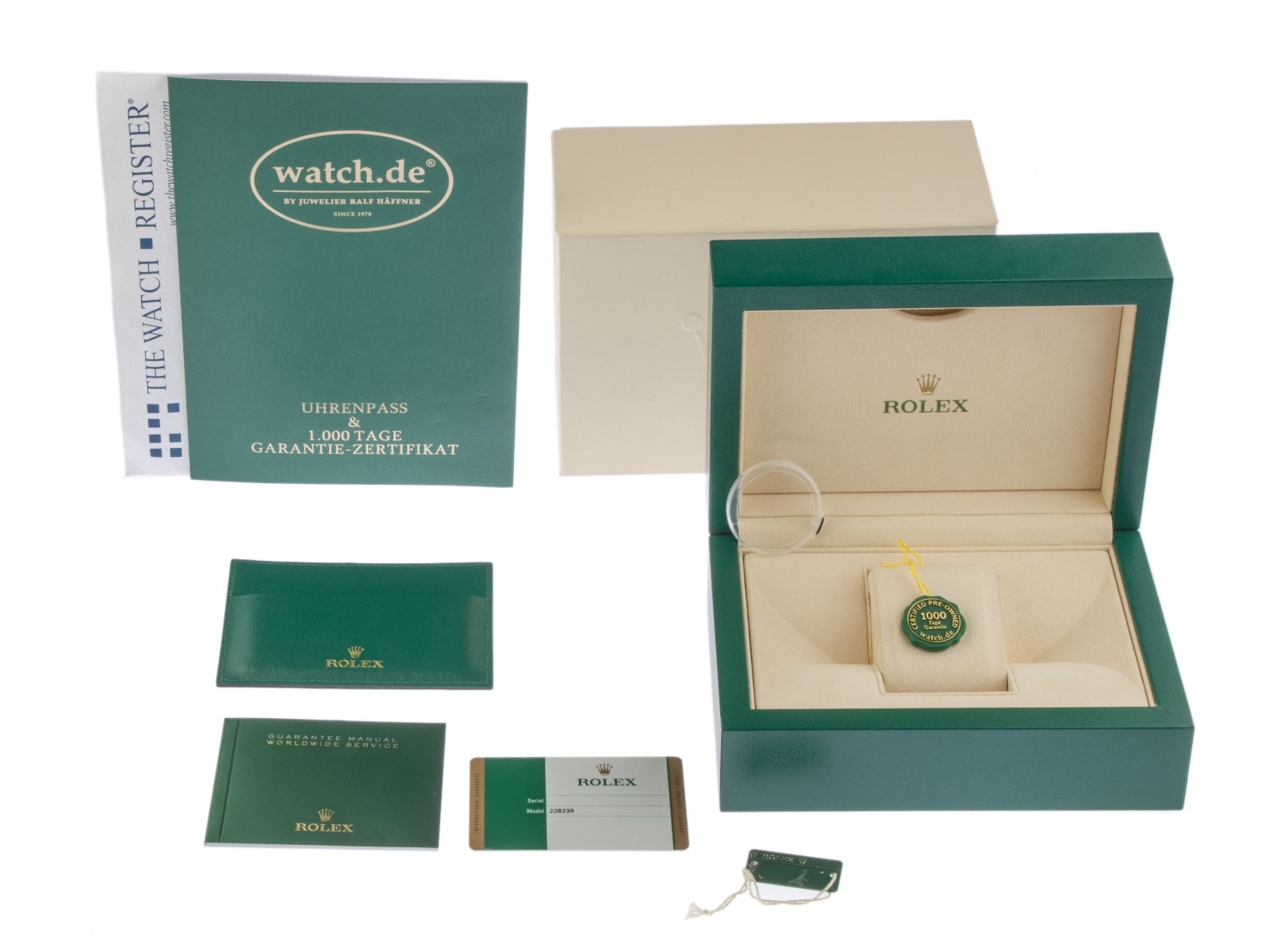 Rolex Day-Date – Ref. 228239, Wie neu – 2/8