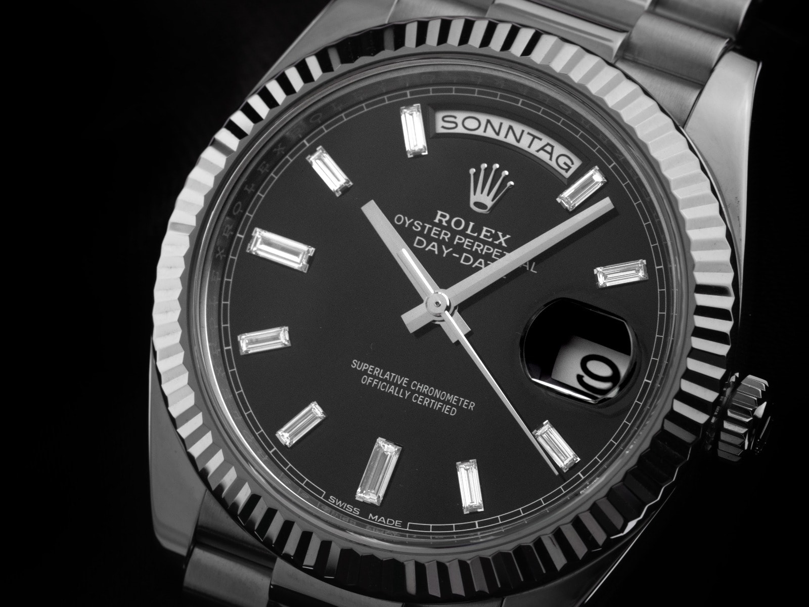 Rolex Day-Date – Ref. 228239, Wie neu – 3/8