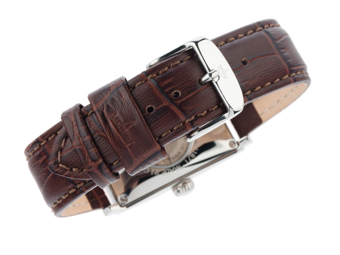 Askania C. Bamberg Stahl Automatik Armband Leder 44x26mm Ref. &Pap – Ref. ASK-8011, Neu – 6/6