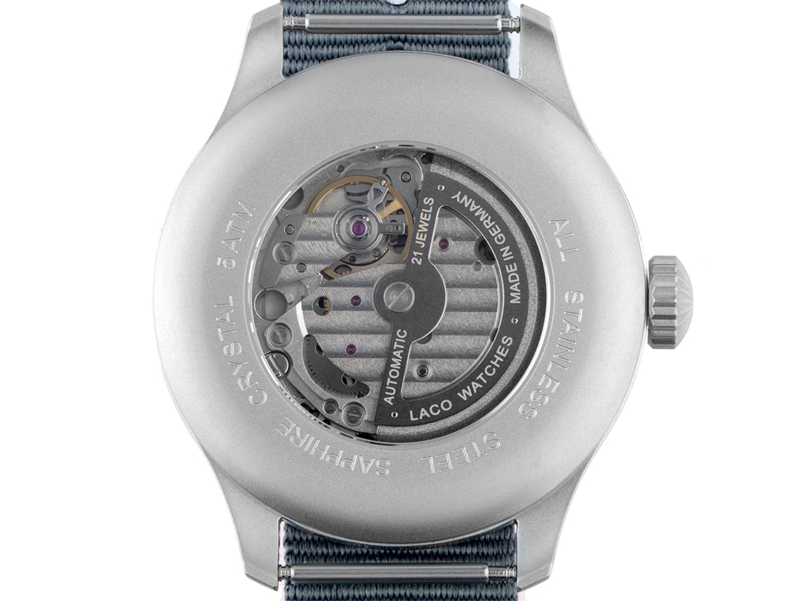 Laco Fliegeruhr Basis Augsburg – Ref. 862100, New – 5/6