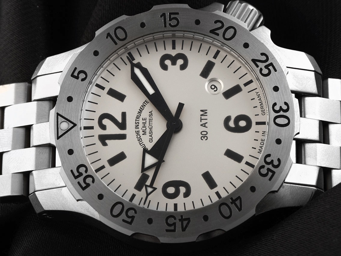 Mühle Glashütte Marine – Ref. M1-28-20, Sehr gut – 3/8
