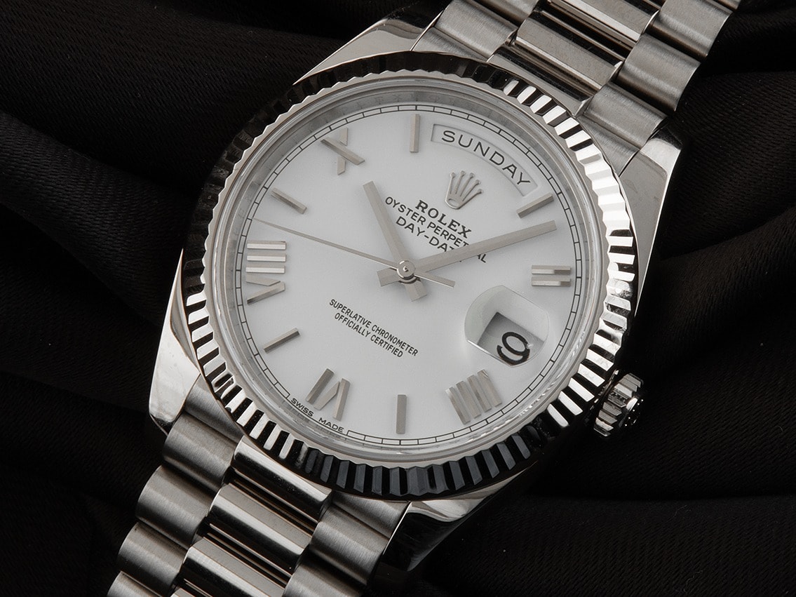 Rolex Day-Date – Ref. 228239, like new – 3/8