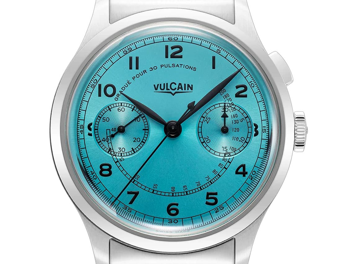 Vulcain Monopusher Heritage Chronograph – Ref. 650167A38.BHM288, Neu – Bild 1/7