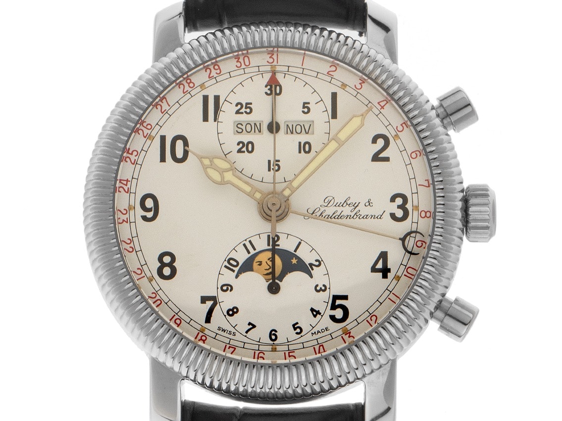 Dubey & Schaldenbrand Moondate Chronograph Triplo Calendério – Ref. 71243, very good – 1/7