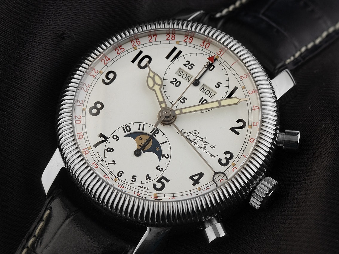 Dubey & Schaldenbrand Moondate Chronograph Triplo Calendério – Ref. 71243, very good – 3/7
