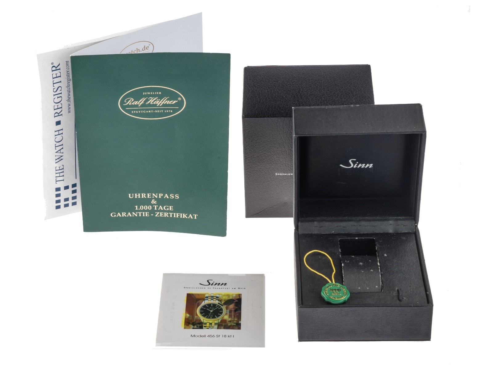 Sinn 456 St GG Perlmutt W – Ref. 456.1038, Gut – 2/8