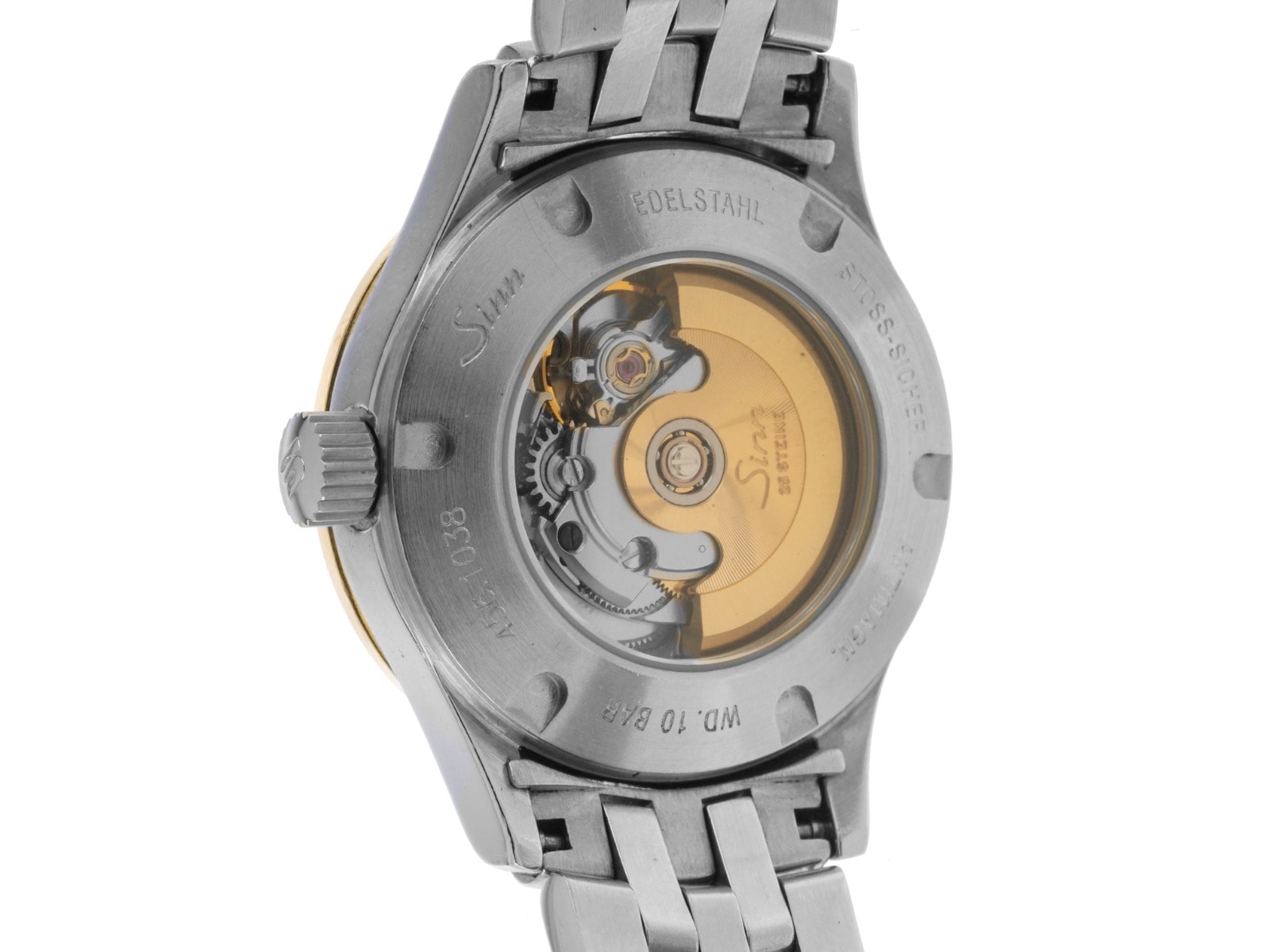 Sinn 456 St GG Perlmutt W – Ref. 456.1038, Gut – 6/8