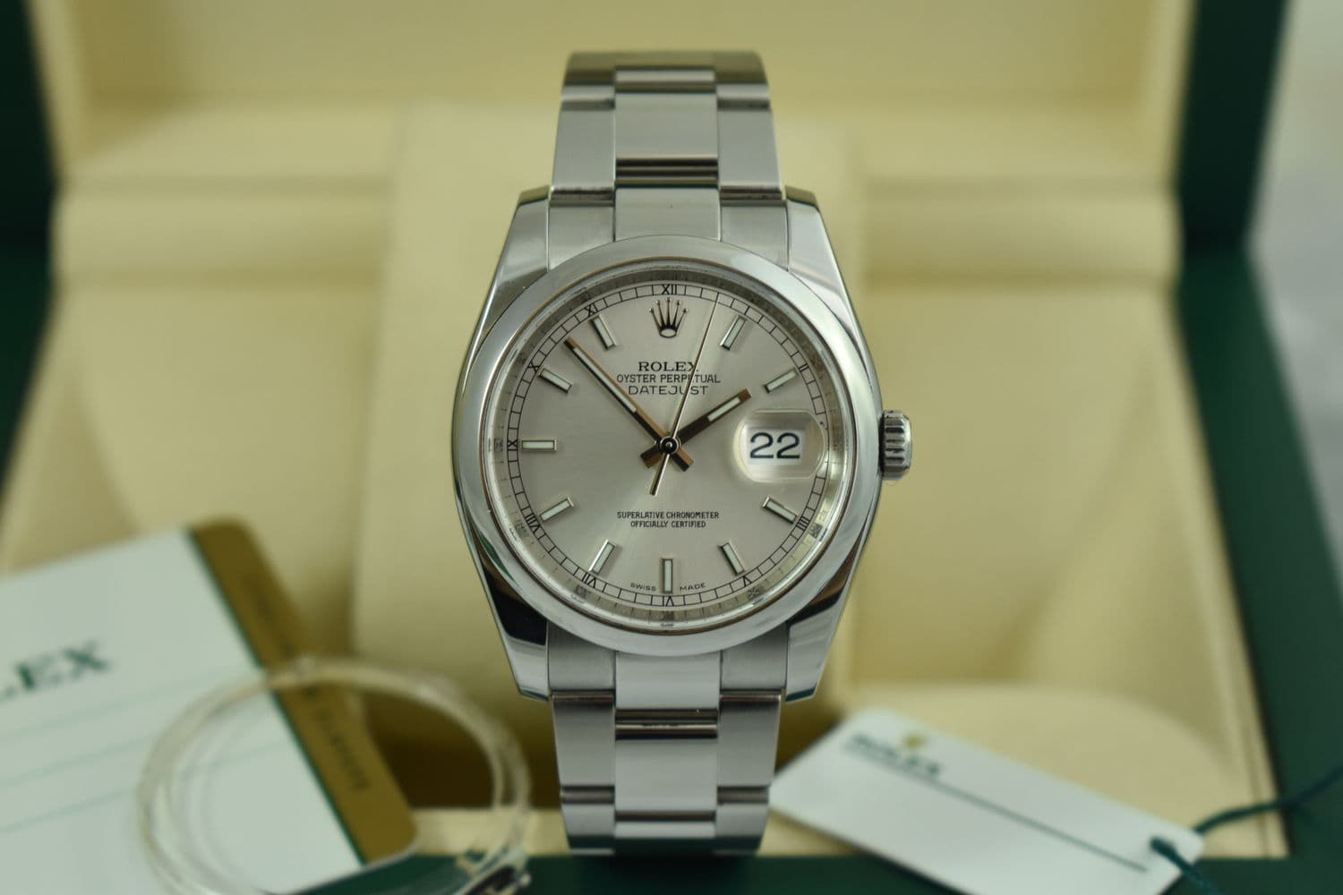 Rolex Datejust 36 – Ref. 116200, Sehr gut
