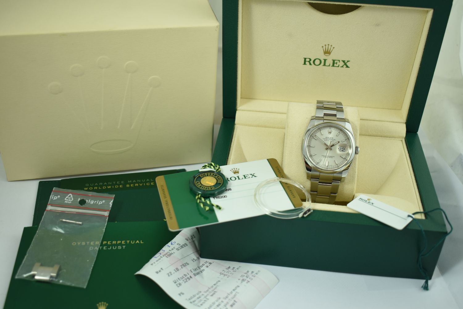 Rolex Datejust 36 – Ref. 116200, Sehr gut – 3/9