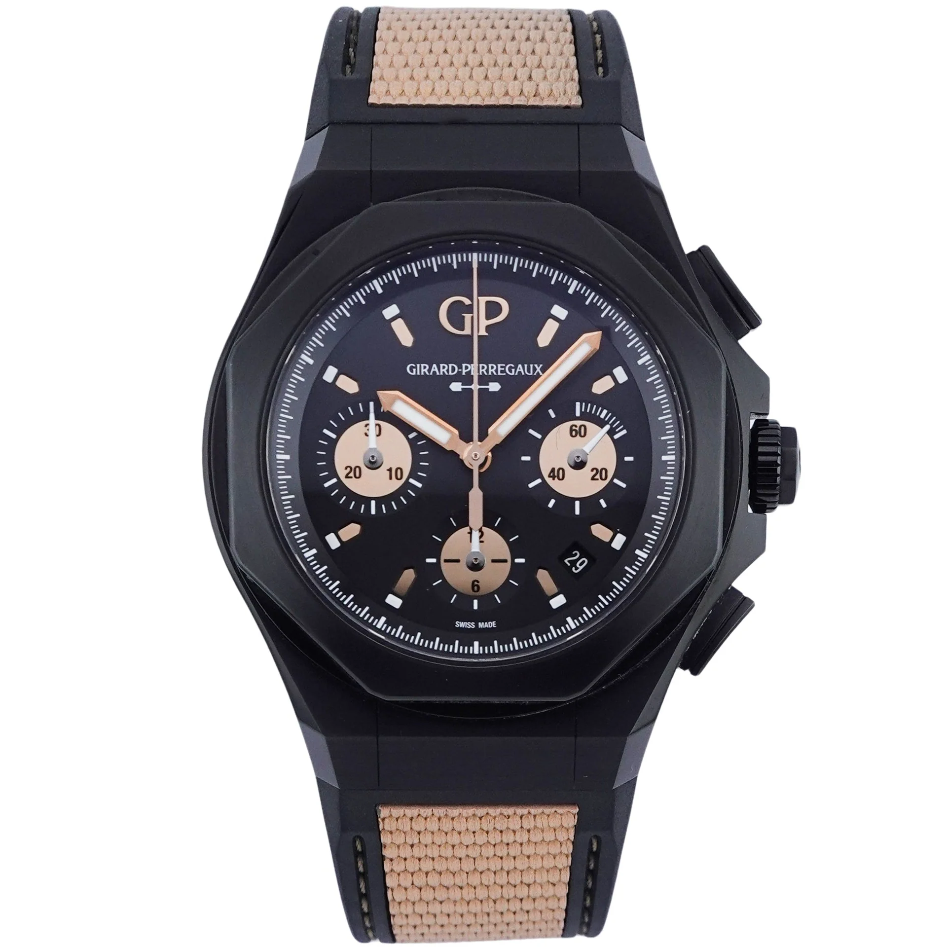 Girard Perregaux Laureato – Ref. 810060-21-492-FH3A, Wie neu – 1/5