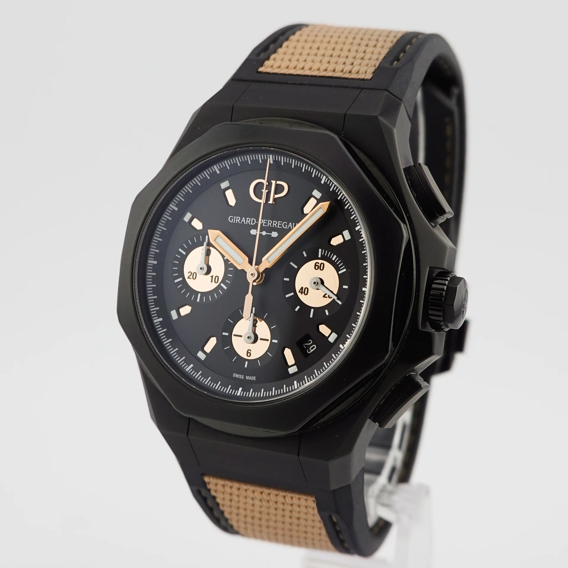 Girard Perregaux Laureato – Ref. 810060-21-492-FH3A, like new – 4/5