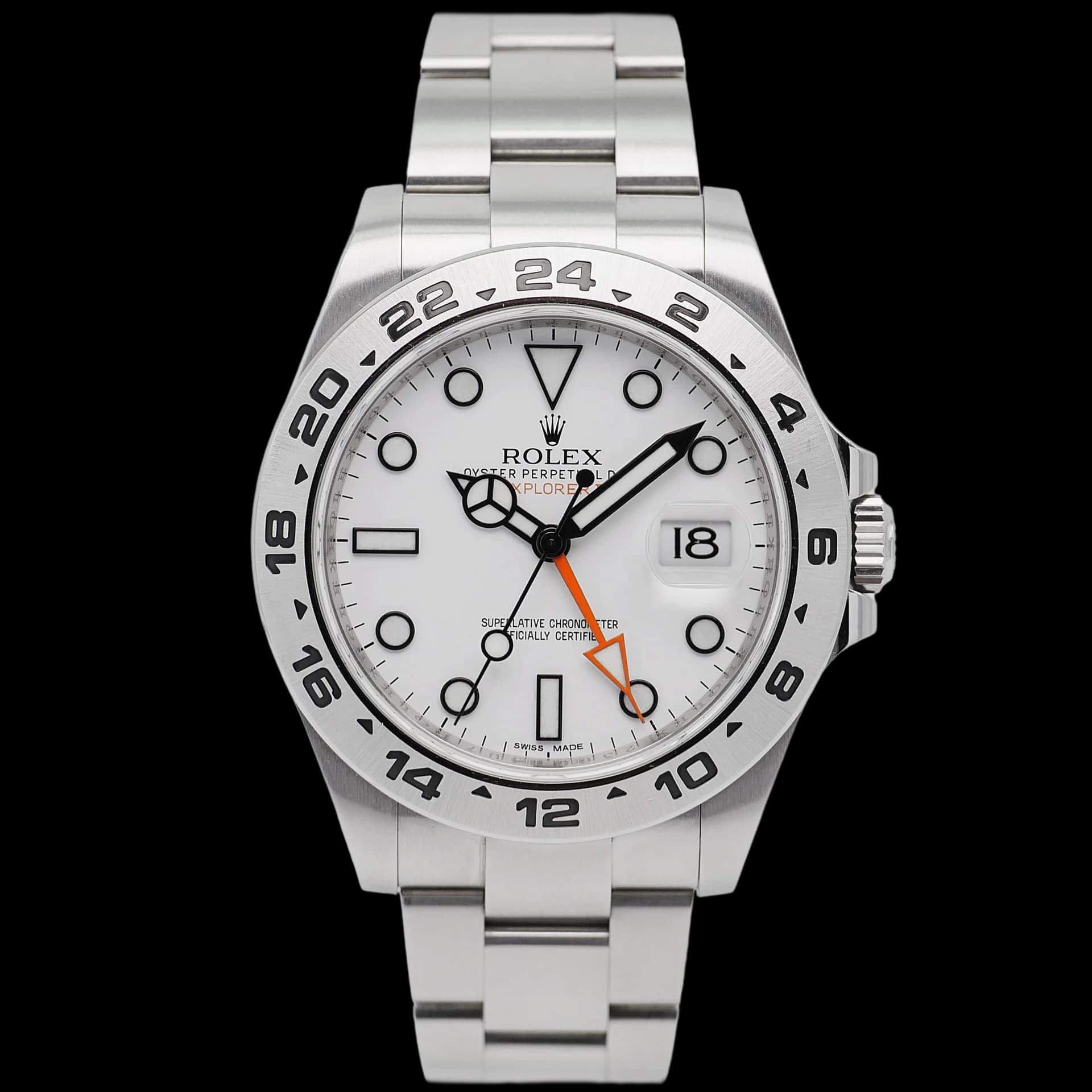 Rolex Explorer II – Ref. 216570, Wie neu