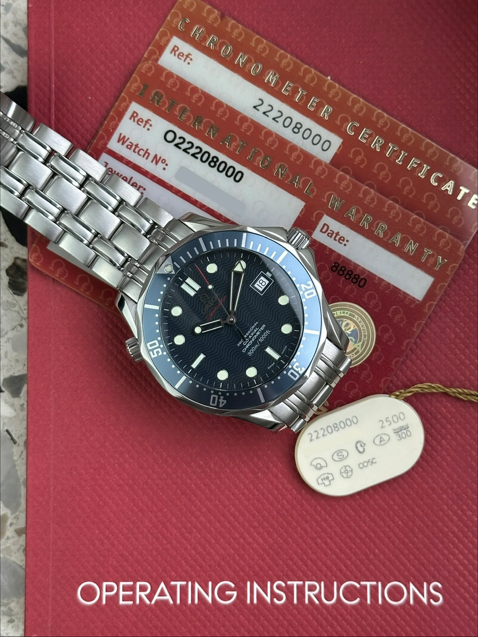 Omega Seamaster Diver 300M – Ref. 2220.80, Sehr gut – 10/12