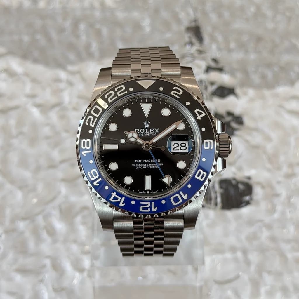 Rolex GMT-Master II – Ref. 126710BLNR, like new