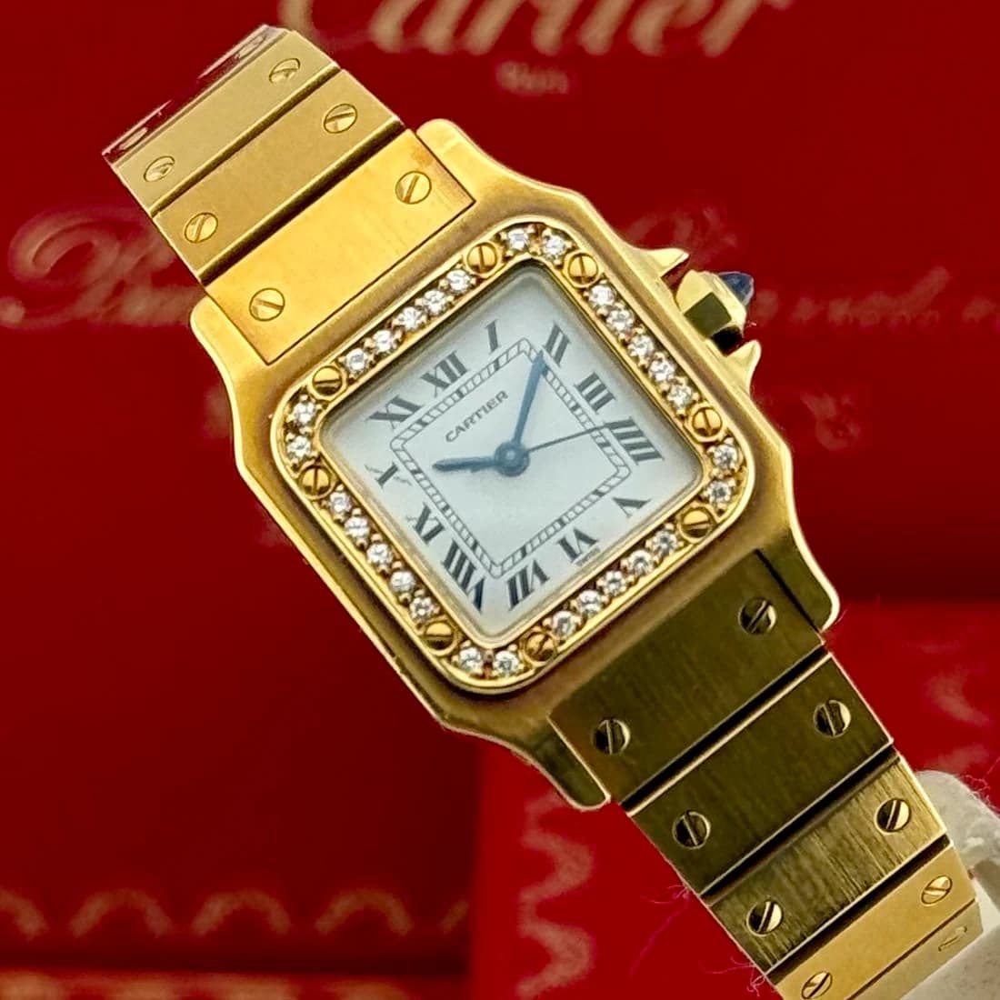 Cartier Santos de Cartier – Ref. 817092, Sehr gut