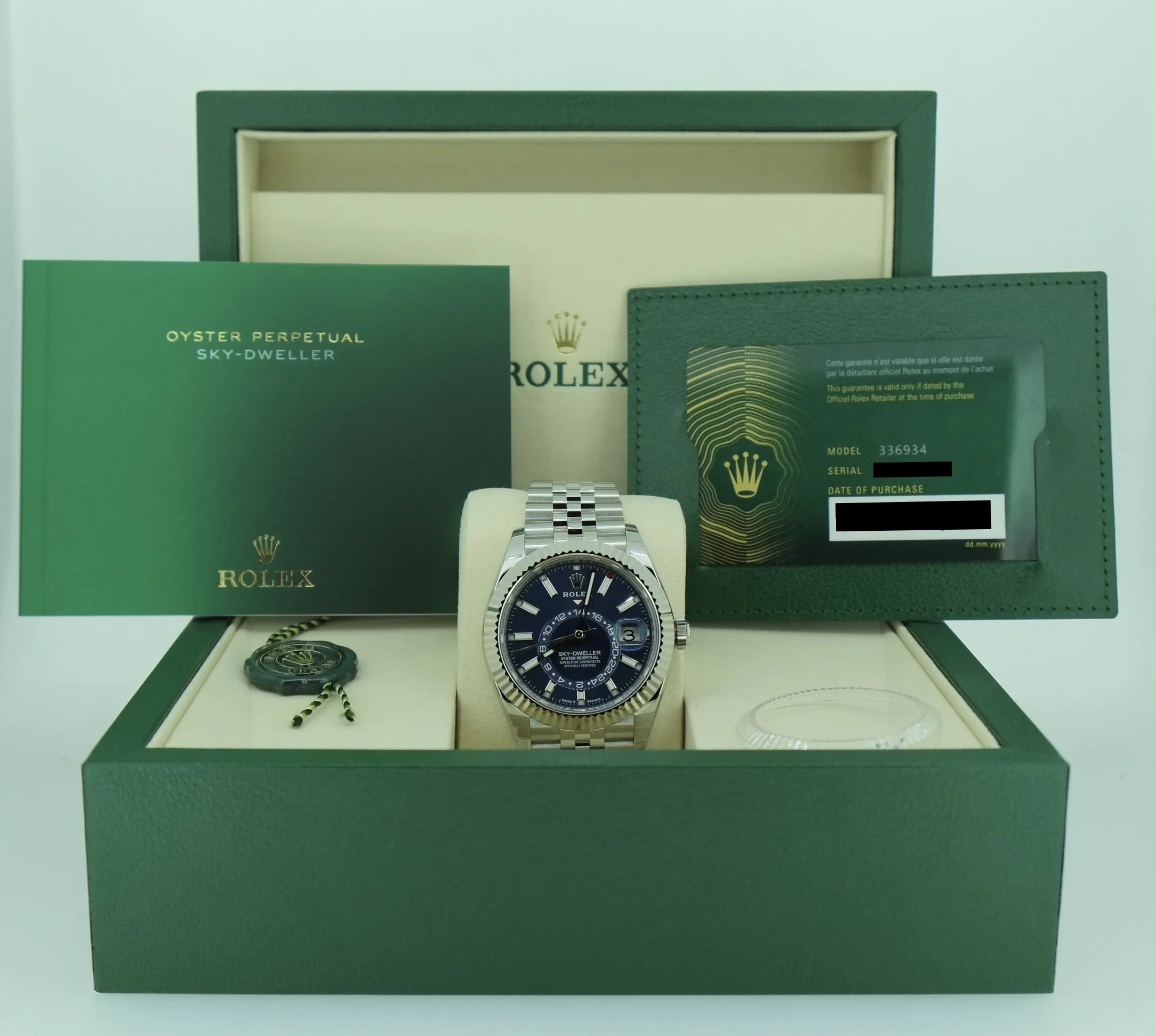 Rolex Sky-Dweller – Ref. 336934-0003, Neu – 4/5