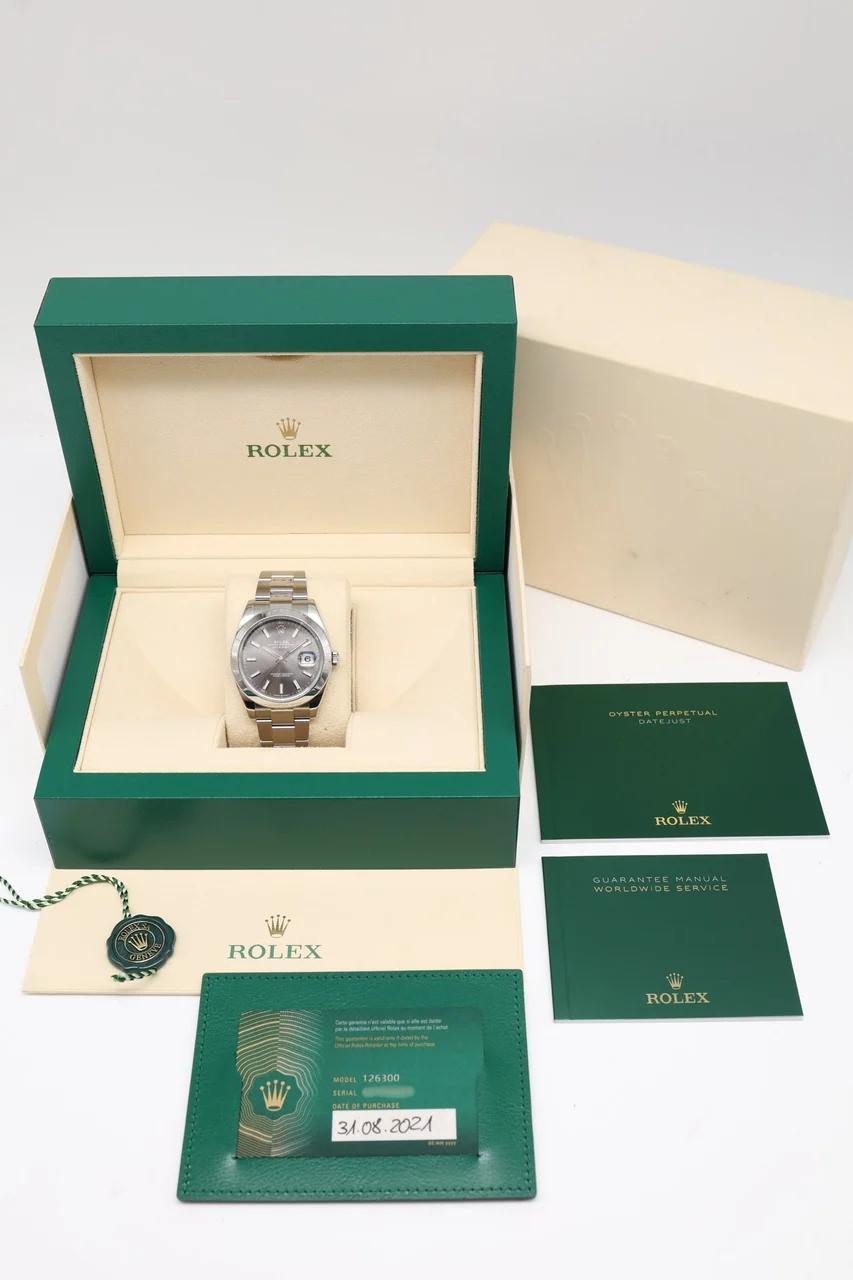 Rolex Datejust 41 – Ref. 126300, Sehr gut – 10/10