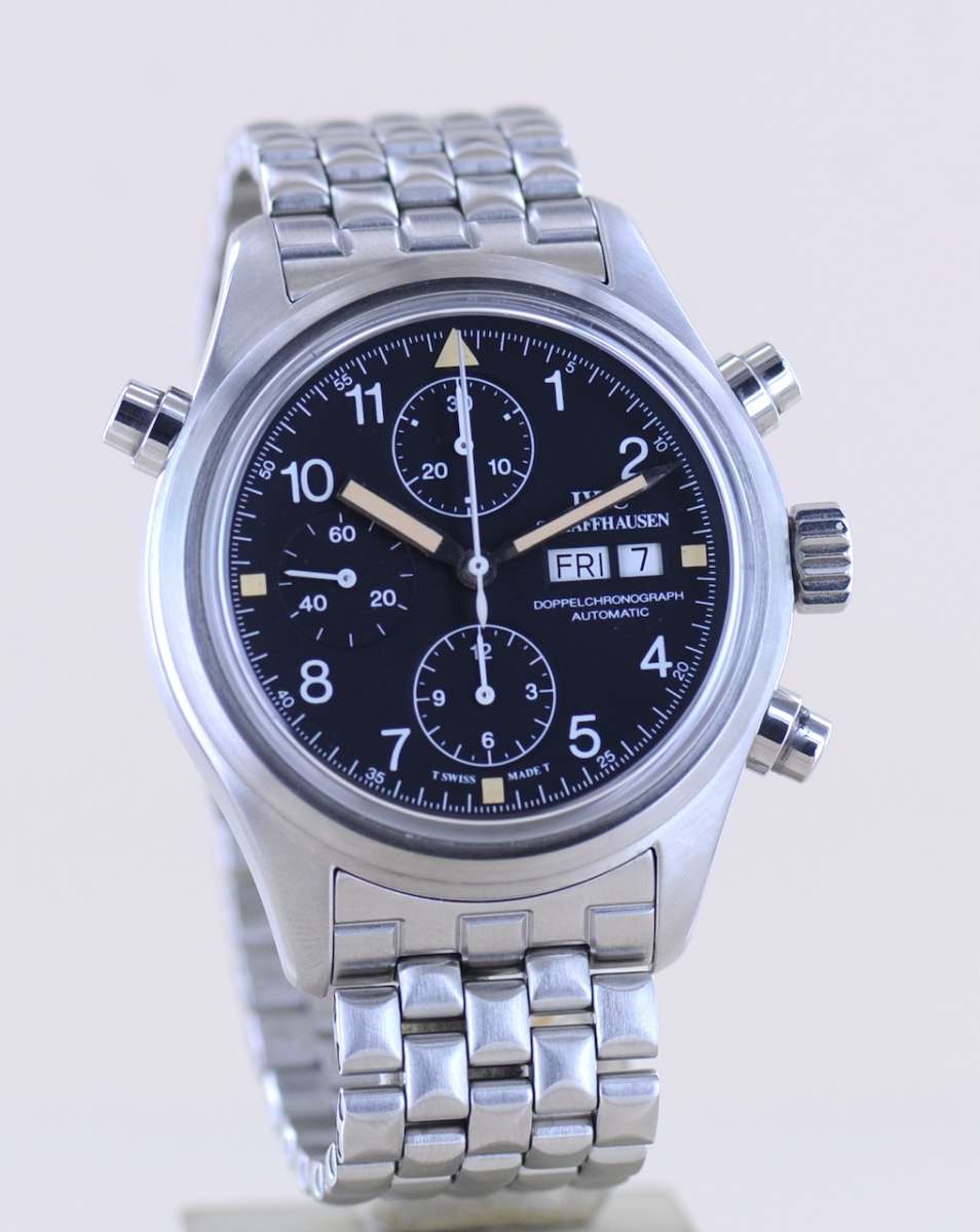 IWC Doppelchronograph – Ref. IW3711, Sehr gut – 3/4